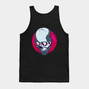 Eyeball Skull Tank Top